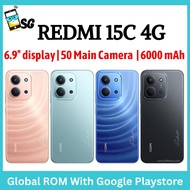 Redmi 15C 4G (6/128GB) | (8/256GB) |  MediaTek Helio G81-Ultra | 6.9" Inches | 6000mAh| Brand New Wi