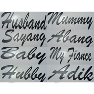 3 "Small Sticker Balloon Untuk Decor Balloon