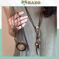 Multifunctional Necklace Y2K 587 Bohemian Feather Fashion outfit Highlight Hot trend Korean Style