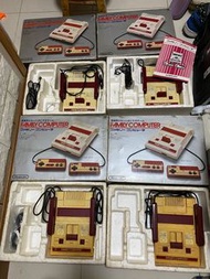 出售中古二手曰版任天堂紅白機有盒有天線每盒計