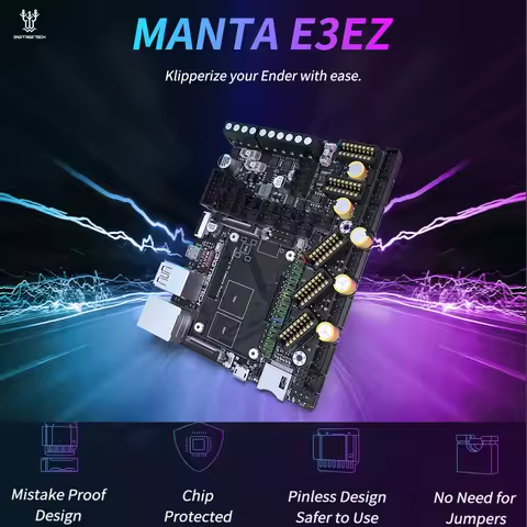 BIGTREETECH BTT Manta E3EZ 32Bit Motherboard Control Board 3D Printer parts For Ender3 V2 Ender5 Pro