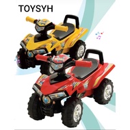 SYH Children Ride On Tolocar /Push Car ATV With Four Anti-Slip Hard Plastic Wheel