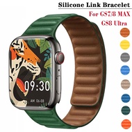 Silicone Link strap for Xiaomi Smartwatch Series GS8+ Ultra Magnetic Loop strap for Xiaomi GS7 GS8 G