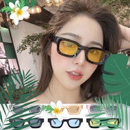 Red Cat Eye Sunglasses Women Fashion Retro Square Frame UV400 Protection Unisex Small Square Frame H