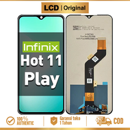 LCD Infinix hot 11play / hot 10play Original Fullset ORI Glass Touchscreen Digitizer Asli COD