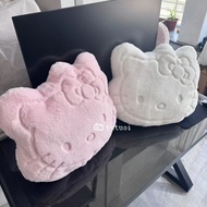 Taiwan Ready Stock _ Goods Cute KT Cat Pillow Plush Toy Hello Kitty Big Head Cushion Girl Heart Hug 