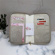 New Estee Lauder platinum luxury pampering Yan Jinxing shiny large clutch bag briefcase portable zipper wallet