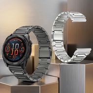 22mm 26mm QuickFit Strap Luxury Metal Bracelet Bands Titanium Band for Garmin Approach S70 47mm S62 