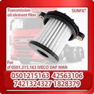 0501215163 42563106  7421324327   1828379 transmission oil element filter for zf 0501.215.163 IVECO 