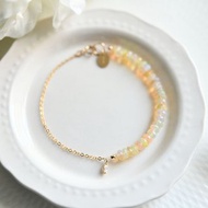 Fairy 石 Water Opal 2WAY 手鍊 十月生日石