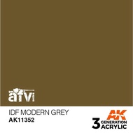 AK Interactive 3rd Generation Acrylic AFV Series AK11352 IDF MODERN GREY – AFV
