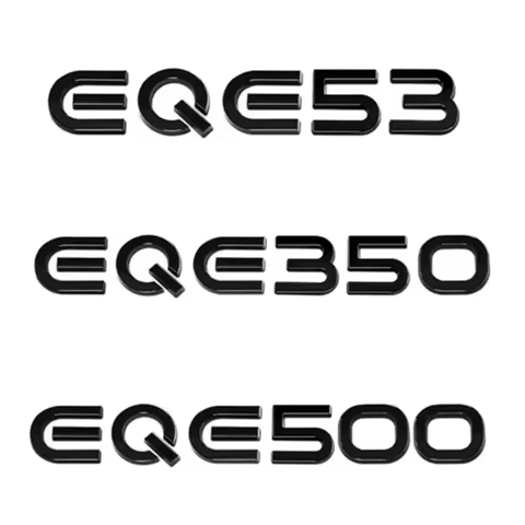 ABS 3D Car Tail Trunk Letter car sticker EQE53 EQE350 EQE500 Emblem Sticker For Mercedes Benz EQE Cl