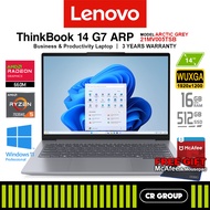 [Free McAfee]Lenovo ThinkBook 14 G7 ARP - Ryzen 5 7535HS - AMD Radeon 660M - 16GB RAM - 512GB SSD (3