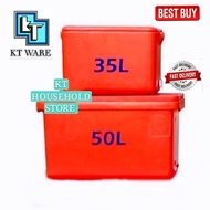 KT WARE 35L / 50L ISULATED COOLER BOX / ICE BOX / ICE BUCKET / FISH  BOX / TONG AIS