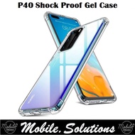 Huawei P40 Clear / Transparent TPU Case (Shock Proof Gel Case)