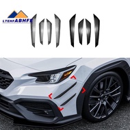 Car Front Bumper Outer Side Splitter Spoiler Canard  Trim for    VB 2022+ Carbon Fiber