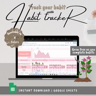 Habit Tracker | Growing-Habit-Tracker | Google Sheets