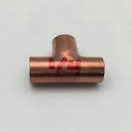 Tee Pipe 1/4" Copper. T-pipe size 1/ 4 Inch.