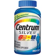 Silver Multivitamin for Men 50 Plus, Multimineral Supplement, 250 Count Centrum Silver Multivitamin 