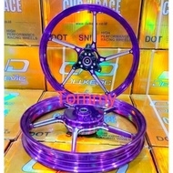 Velg Velk Delkevic DND D55 & New D55 Aerox 155 New Old ukuran 160/185x17 Roda pelek Aerox ring 17 - 