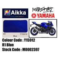 AIKKA PAINT / YAMAHA R1 Y15912* PEARL / BLUE / 2K MOTORBIKE PAINT / 2K CAT MOTOSIKAL