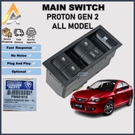 ORIGINAL Proton Gen2 Power Window Switch Gen-2 Main Switch Gen 2 Spare Part Kereta Car Accessories P