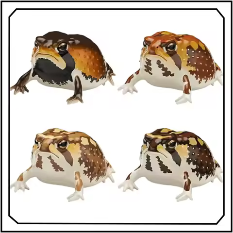 Rain Frog Gashapon Simulation Mini Cognition Biology Three-dimensional Model Ornament Gifts