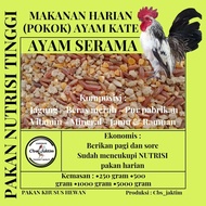PROMO MAKANAN HARIAN AYAM KATE/SERAMA/PAKAN POKOKAYAMKATE/SERAMA/AYAMHIAS