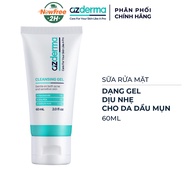 Sữa Rửa Mặt Azderma Dạng Gel Dịu Nhẹ Cho Da Dầu Mụn 60ml