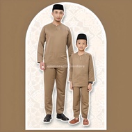Baju Melayu Lelaki (BRONZE) Baju Melayu Exclusive Zuhayr Baju Melayu Raya 2025 Baju Melayu Sedon Ray