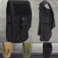 Tactical Molle Phone Pouch Holder Case Cover Belt Clip Waist Bag Double Layer