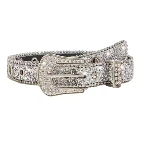 Waist Belt Jean Belt Bling Belt Waistband H9ED