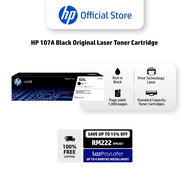 HP 107A Black Original LaserJet Toner Cartridge - HP Laser MFP 107a - 107w - 135a - 135w - 137fnw