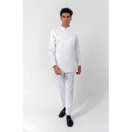 【READY STOCK)】Pazze Baju Melayu Modern Slim Fit Nikah Tunang - Offwhite/Pearlwhite/Cream/Champagne/N