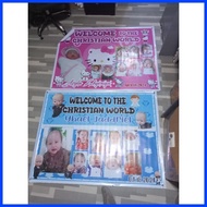 ↑ ⎯ ↙ 2pcs tarpaulin 3x4ft free layout any design