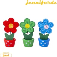 JENNIFERDZ Flower Note Holder Kawaii Creative Messege Stander Photo Stander Desk Ornaments Office Su