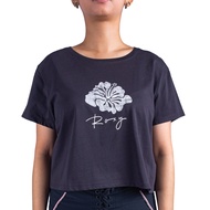 Roxy Womens Magic Flower Phantom T-Shirt