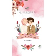 Video Kad Kahwin Digital | Engagement | Majlis Kesyukuran |Tunang | MODERN008