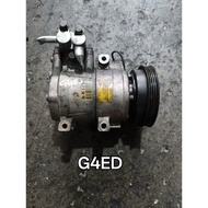 Hyundai Matrix/ Getz 1.6cc G4ED Aircond Compressor Hyundai Matrix/ Getz 1.6cc G4ED (Used)