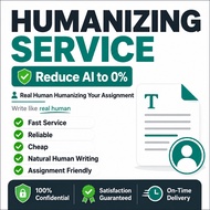 [AI Humanizer Service] Humanize Assignment | Natural Writing & Rewriting