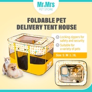 Portable Outdoor Cattery Fences Pet Delivery Tent House Foldable Cat Tent Cat Cage Sangkar Kucing Kh