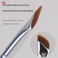 Flat Angled Eyeliner Brush Portable Makeup Brush Makeup Tools E0p2