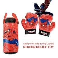 3In1 Kids Boxing Set Spiderman Toys For Kids Boxing Bags And Boxing Gloves Punching Bag For Kids