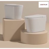 Smart Sitting Toilet Ceramic Dual Control Flushing Water Tankless Tandas Duduk Automatik Toilet Bowl Mangkuk Tandas