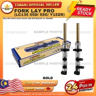 TOBAKI RACING PRO CNC LAY FORK ABSORBER DEPAN Y15ZR/ Y16ZR/ LC135 4S Y15 Y SUKU LOWERD 4CM 1INCH 55C