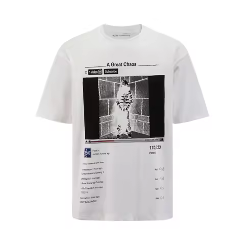 New 24 Men KEN CARSON Merch A Great Chaos T Shirts T-Shirt Hip Hop Skateboard Street Cotton T-Shirts
