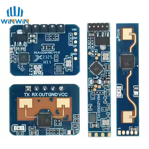 Hi-Link HLK-LD2410 LD2410B LD2410C 5V Mini FMCW 24G Smart Human Presence Status Sensor Radar Module 
