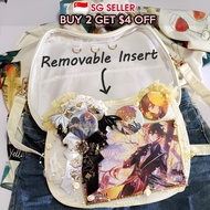Ita Bag with Insert Itabag Cute Bag Japanese Bag Backpack Crossbody Bag Cat bag Transparent Bag Loli
