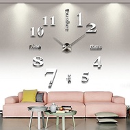 Asunflower® 3D Large Frameless Wall Clock Style Watches Hours Mirror Sticker Big Watch DIY Room Home