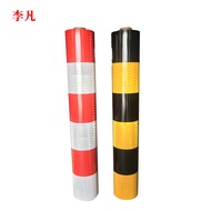 A-💞Traffic Power Red White Black Yellow Reflective Sticker Telegraph Pole Column Reflective Alarm Stickers Toll Station